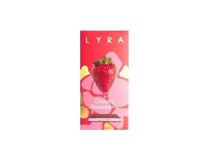 creamy strawberry mliecna